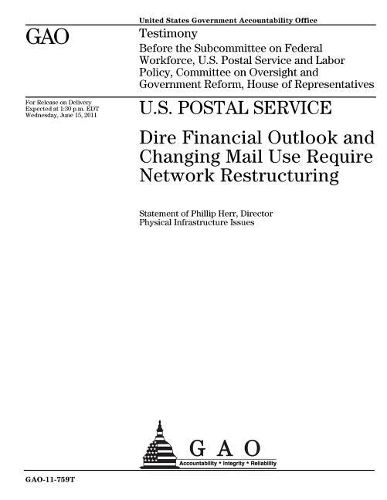 U.S. Postal Service: Dire Financial Outlook and Changing Mail Use Require Network Restructuring
