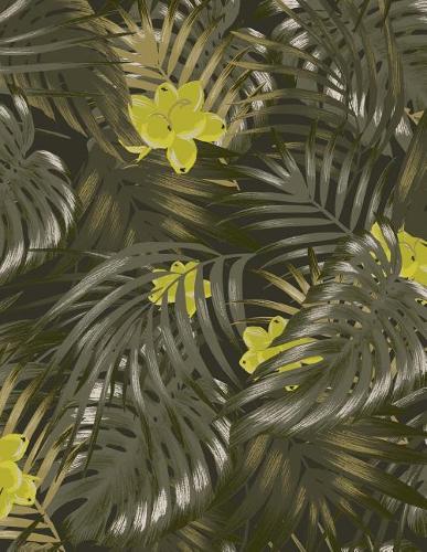 Vintage Tropical Hibiscus Journal