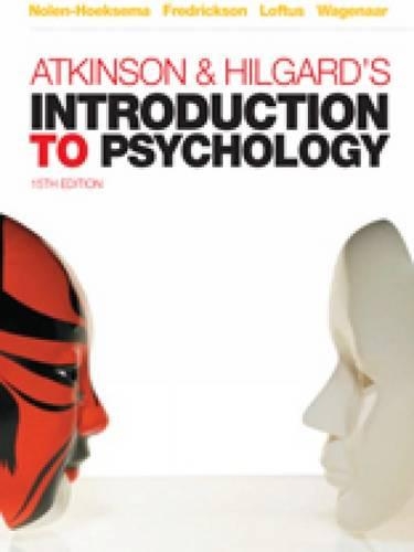 Atkinson and Hilgard's Introduction to Psychology: (English)