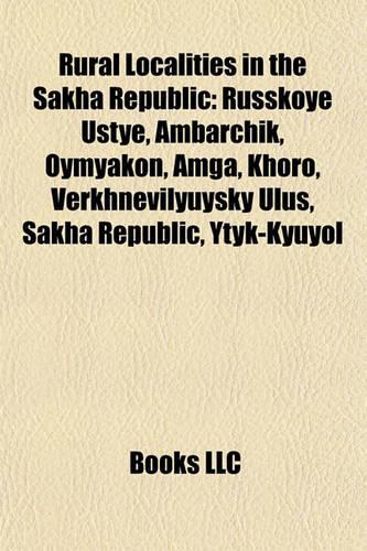 Rural Localities in the Sakha Republic