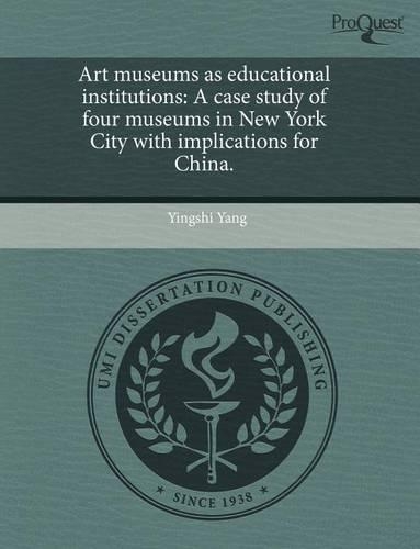 Art Museums as Educational Institutions