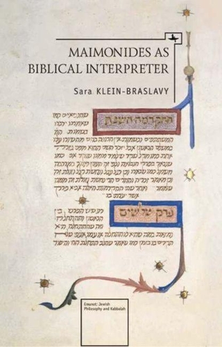 Maimonides as Biblical Interpreter