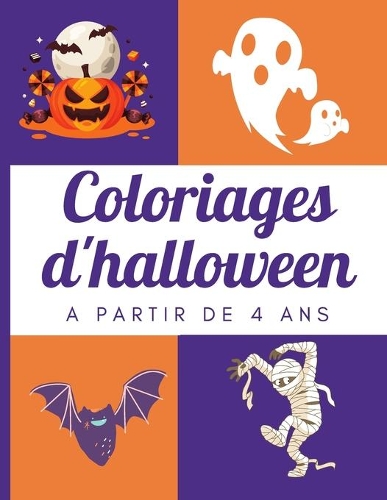 Coloriages d'halloween - à partir de 4 ans: 40 coloriages halloween de très grande taille - sorcières, citrouilles, zombies, momies