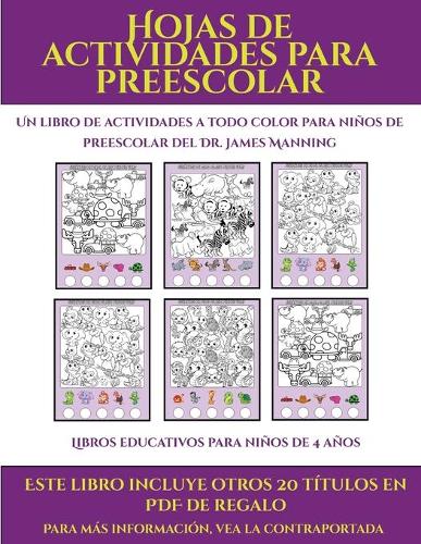 Libros educativos para niños de 4 años (Hojas de actividades para preescolar)