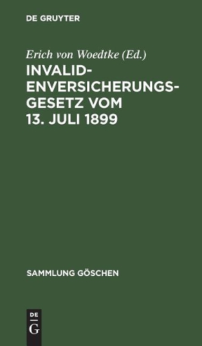 Invalidenversicherungsgesetz vom 13. Juli 1899