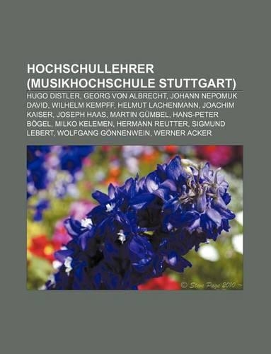 Hochschullehrer (Musikhochschule Stuttgart)