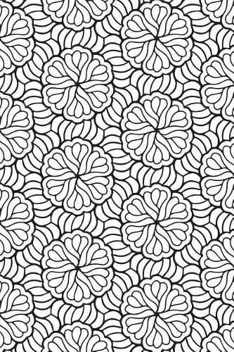 Floral Pattern - Color My Cover Journal