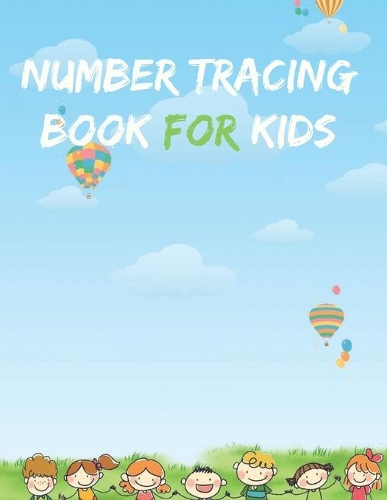 Number tracing book for kids
