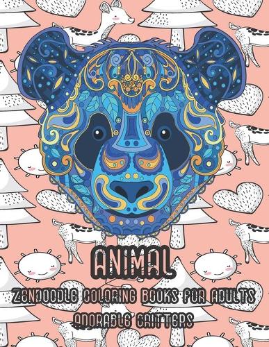 Zendoodle Coloring Books for Adults Adorable Critters - Animal