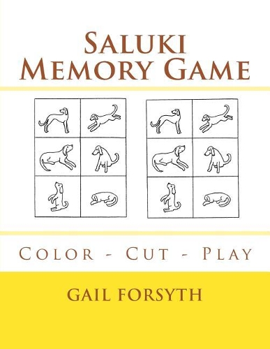 Saluki Memory Game: Color - Cut - Play