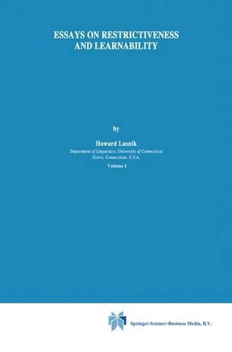 Essays on Restrictiveness and Learnability: (20 Studies in Natural Language and Linguistic Theory)