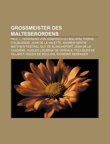 Grossmeister Des Malteserordens