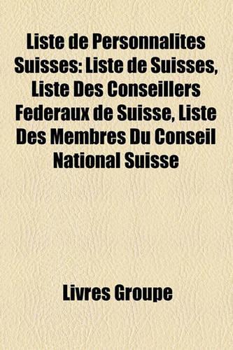 Liste de Personnalites Suisses
