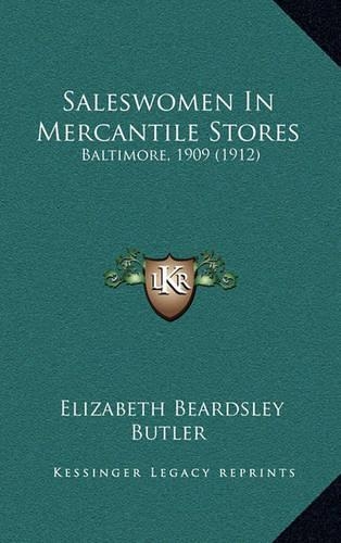 Saleswomen in Mercantile Stores