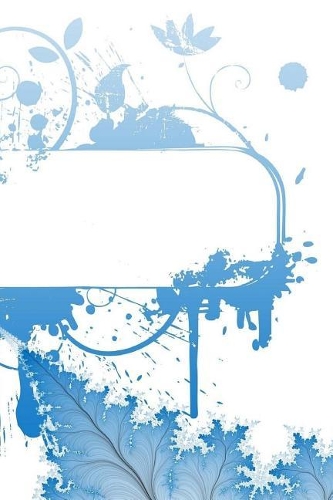 Pretty Blue Leaves: Notebook