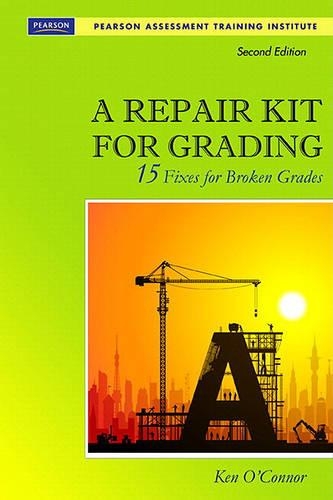Repair Kit for Grading, 10 Pack: (Assessment Training Institute, Inc.)