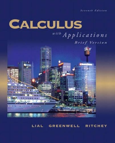 Calculus with Applications, Brief Version