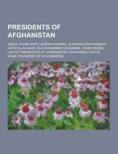 Presidents of Afghanistan