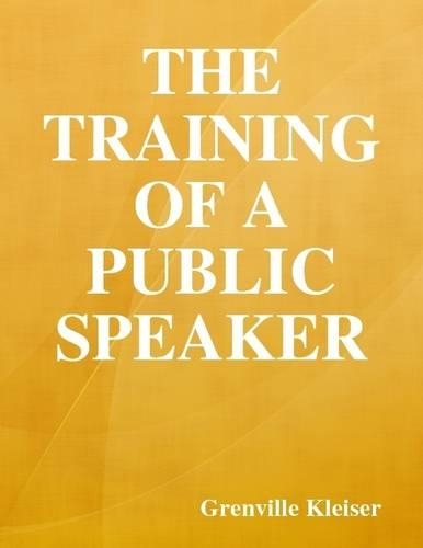The Training of a Public Speaker