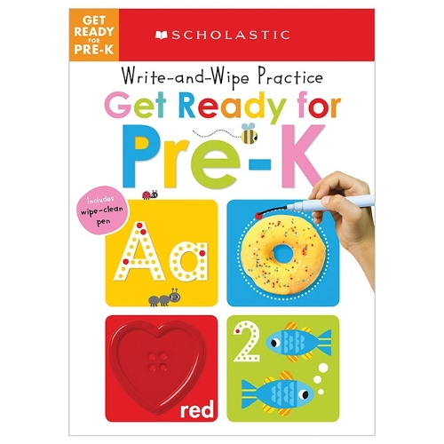 Get Ready for Pre-K Write and Wipe Practice: Scholastic Early Learners (Write and Wipe): (Scholastic Early Learners)