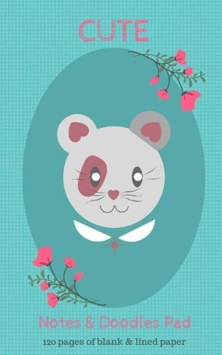 Cute Notes & Doodles Pad - 120 Pages of Blank & Lined Paper
