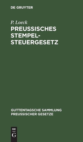Preußisches Stempelsteuergesetz