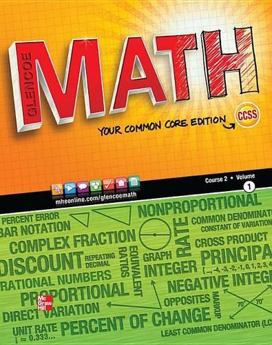 Glencoe Math, Course 2, Student Edition, Volume 1: (Math Applic & Conn Crse)