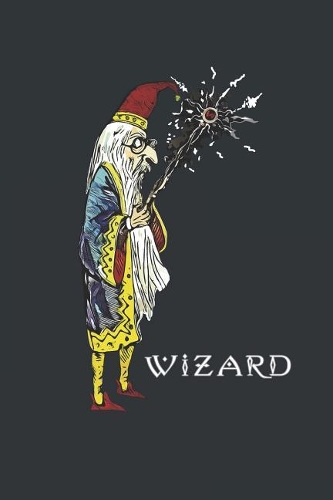 Wizard: Notebook Wizardry Journal Blank Wide Ruled Line Paper