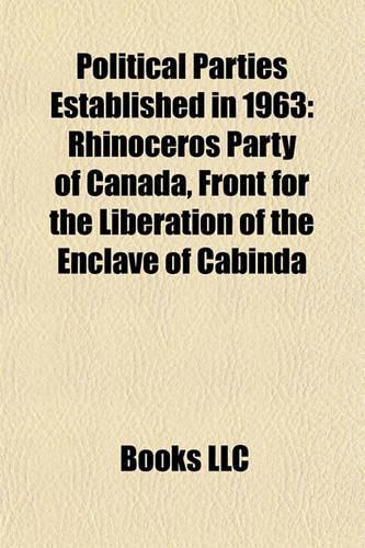 Political Parties Established in 1963