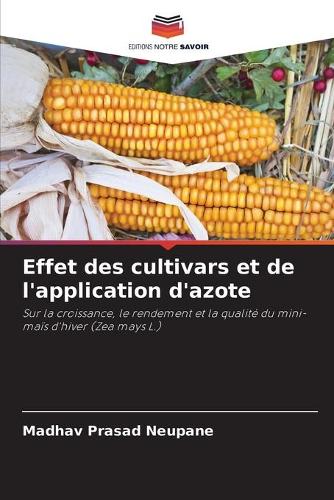 Effet des cultivars et de l'application d'azote