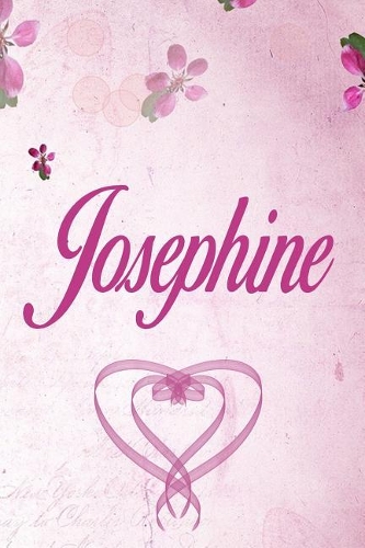 Josephine: Personalised Name Notebook/Journal Gift For Women & Girls 100 Pages (Pink Floral Design) for School, Writing Poetry, Diary to Write in, Gratitude Wr