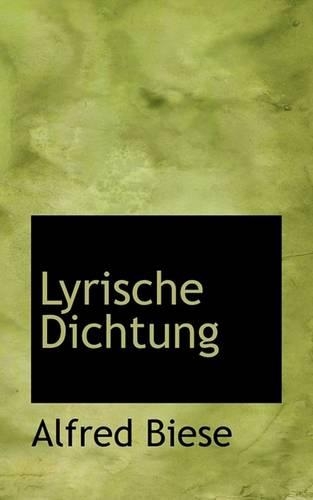 Lyrische Dichtung: (English)