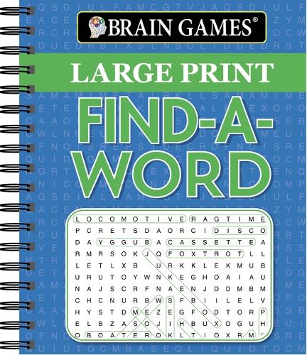 Brain Games - Large Print Find a Word: (Brain Games Large Print)
