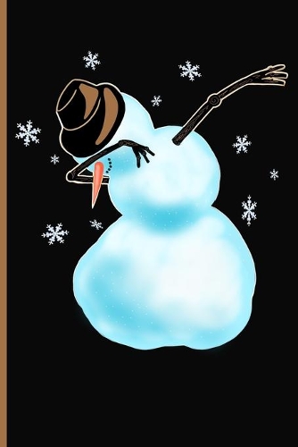 Dabbing Snowman Dot Grid Christmas Notebook