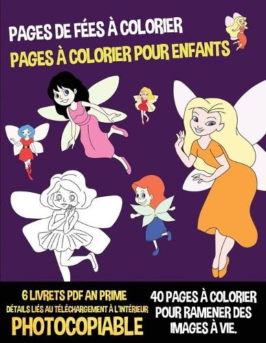 Pages de fées à colorier (Pages à colorier pour enfants)