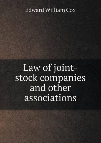 Law of Joint-Stock Companies and Other Associations