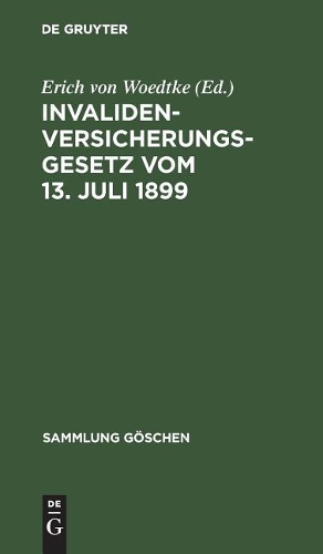 Invalidenversicherungsgesetz Vom 13. Juli 1899