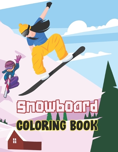 snowboard coloring book