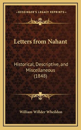 Letters from Nahant: Historical, Descriptive, and Miscellaneous (1848)