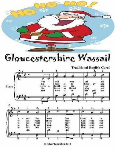 Gloucestershire Wassail - Easy Piano Sheet Music Junior Edition
