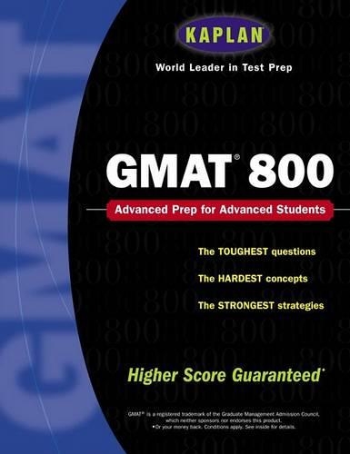 Kaplan GMAT 800