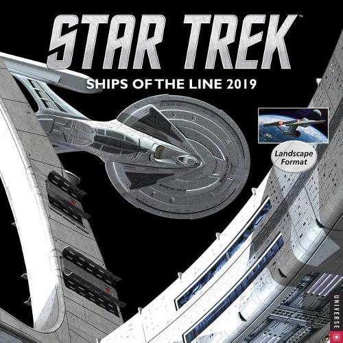 Star Trek Ships of the Line 2019 Wall Calendar