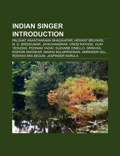 Indian Singer Introduction: Mubarak Begum, Palghat Anantharama Bhagavatar, Hemant Brijwasi, Qazi Touqeer, Suzanne D'Mello, Dolly Guleria(English)