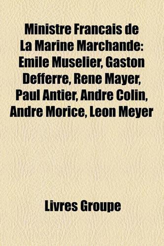 Ministre Franais de La Marine Marchande