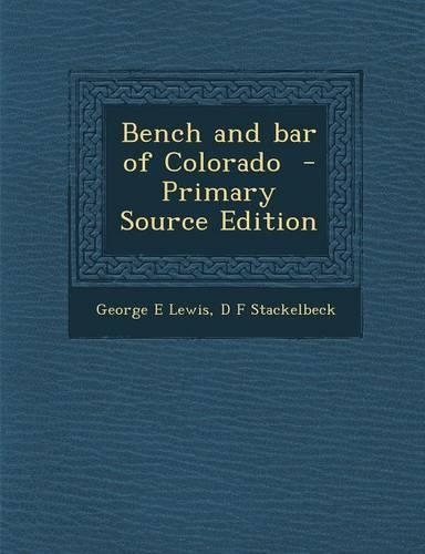 Bench and Bar of Colorado