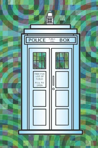 Cuaderno Tardis: Punto de Cuadrícula Diario de Bala