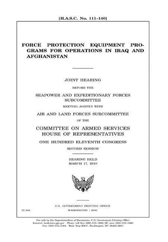 Force Protection Equipment Programs for Operations in Iraq and Afghanistan