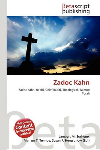 Zadoc Kahn: (English)