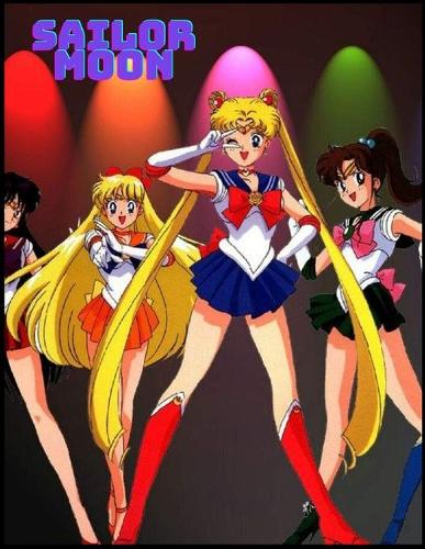 Sailor Moon: Coloring Book for Kids and Adults with Fun, Easy, and Relaxing
