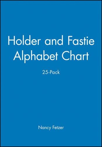 Holder and Fastie Alphabet Chart 25-Pack